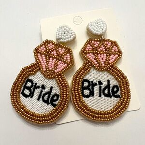 Beaded Bride Earrings